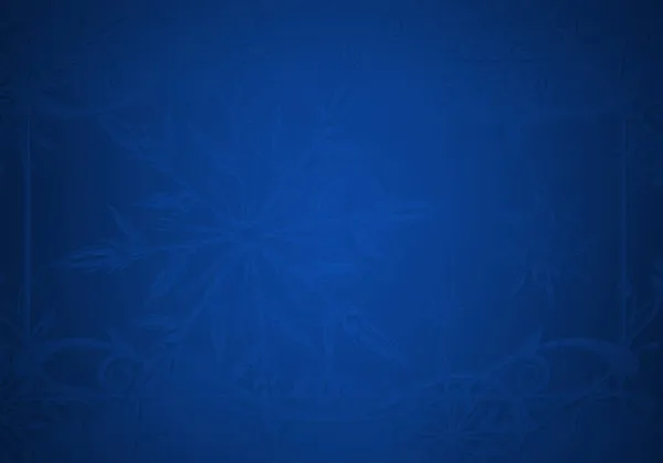 Christmas Blue Background Snowflake — Stock Photo, Image
