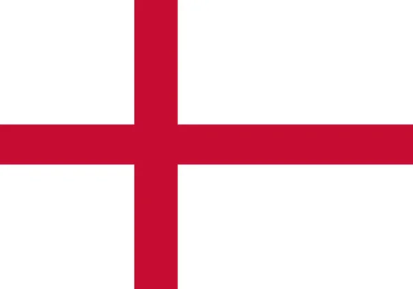 Bandiera Bologna Con Croce Rossa Sfondo Bianco — Vettoriale Stock