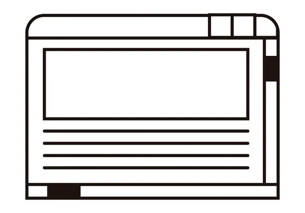 Icono Negro Para Página Web Prueba Usabilidad — Archivo Imágenes Vectoriales
