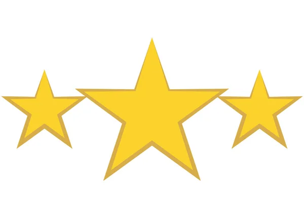 Estrellas Doradas Del Certificado Calidad — Vector de stock