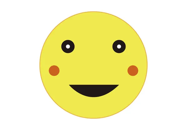 Ευτυχισμένο Πρόσωπο Εικονίδιο Για Την Καλοσύνη — Διανυσματικό Αρχείο