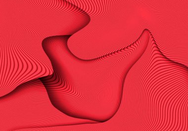 Gölgeli kırmızı katmanlar.