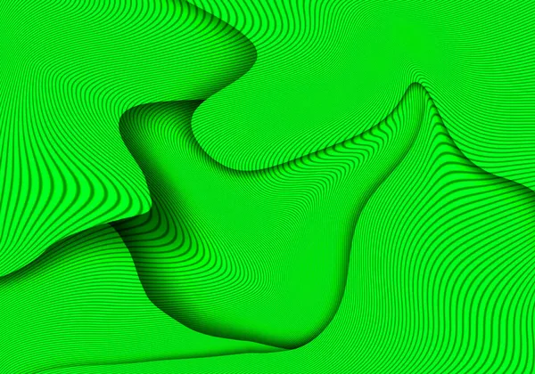 Зеленый Многослойный Фон Тенями — стоковое фото