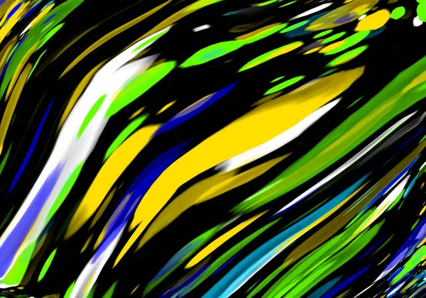 Abstracte Achtergrond Van Gekleurde Strepen Mosterd Groen Blauw Wit Zwart — Stockfoto