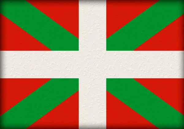 Флаг Эускади Страны Басков — стоковое фото