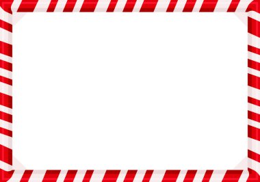 Kırmızı Noel şekerleme çerçeveleri.