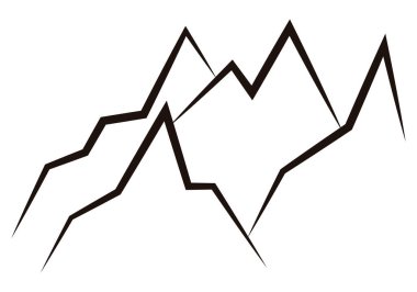 Darbelerden yapılmış dağların simgesi.
