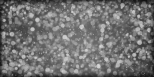 Серый Фон Блеска Снежинок — стоковое фото