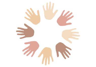 Birbirini destekleyen ve birbirine yardım eden eller..