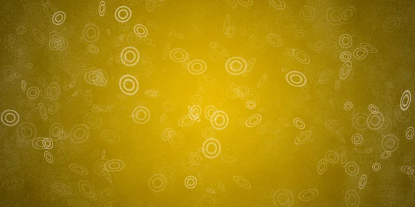 Fond Dégradé Jaune Avec Cercles — Photo