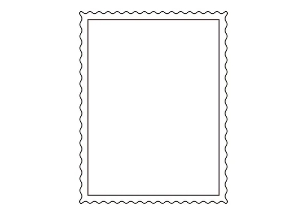 Піктограма Чорної Марки Білому Тлі — стоковий вектор