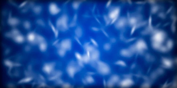 Blauer Hintergrund Mit Verschwommenen Weißen Flecken — Stockfoto