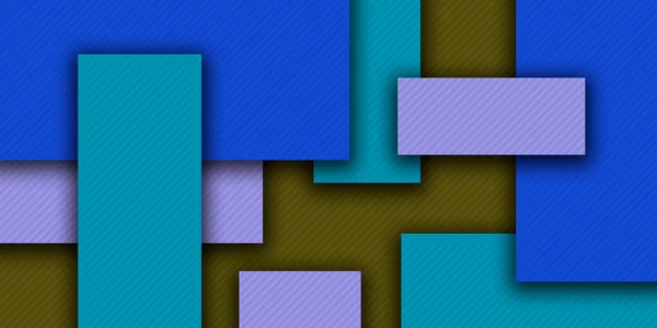 Moderner Hintergrund Aus Braunen Violetten Und Blauen Quadraten — Stockfoto