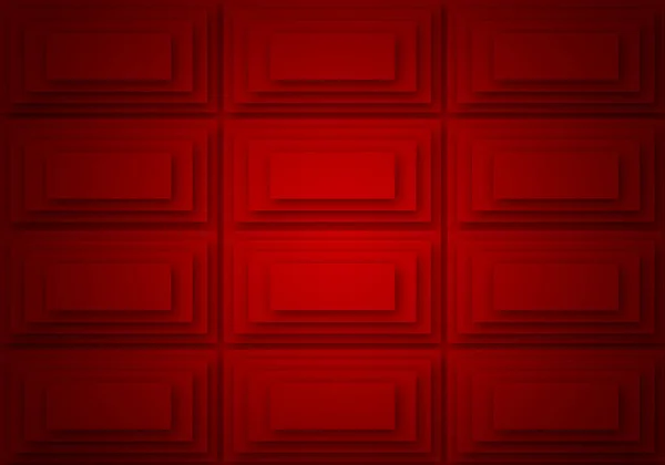 Red Wall Background Overlapping Rectangles — Foto Stock