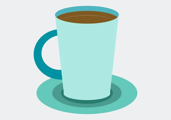 Mug Hot Drink White Background – stockvektor