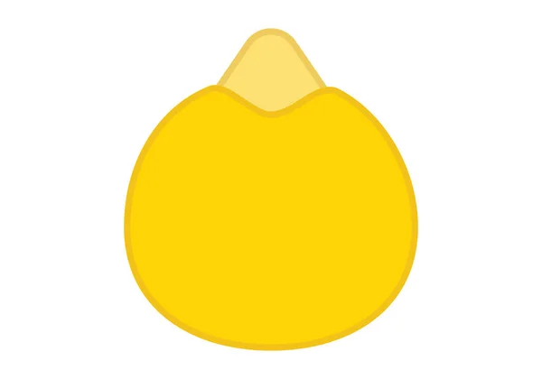 Yellow Corn Icon White Background — стоковый вектор