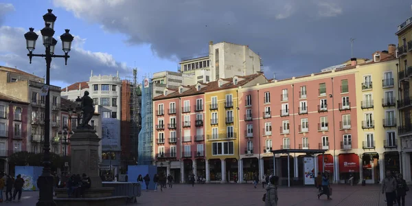 Overview Center Burgos Spain Autumnal Day — Fotografia de Stock