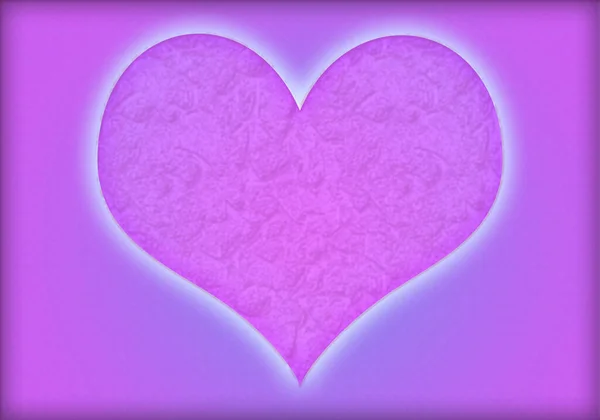 Valentine Purple Heart Background — стоковое фото