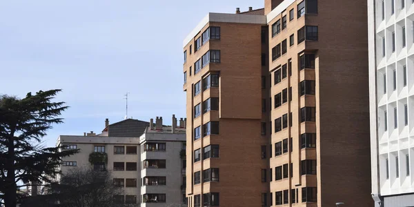 Blokken Van Appartementen Huizen Burgos Spanje — Stockfoto
