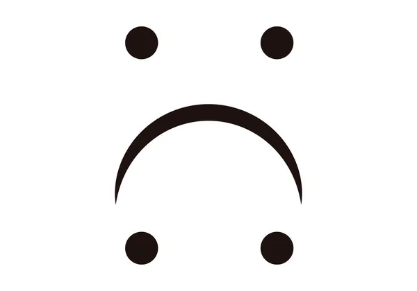 Doppelseitiges Schwarzes Symbol Für Bipolaritätsprobleme — Stockvektor