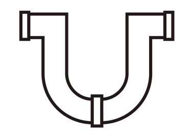 Beyaz arkaplanda tuğla arkaplan simgesi.