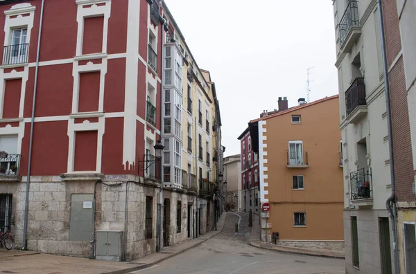 Ruas Centro Histórico Burgos Espanha — Fotografia de Stock