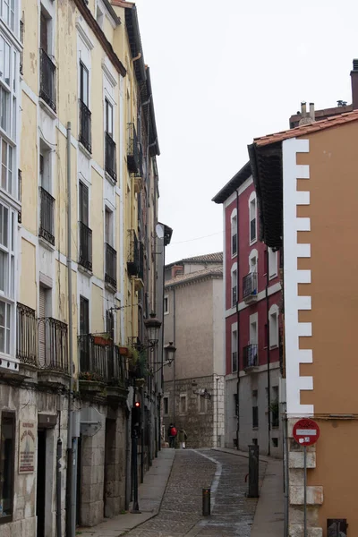 Ruas Centro Histórico Burgos Espanha — Fotografia de Stock