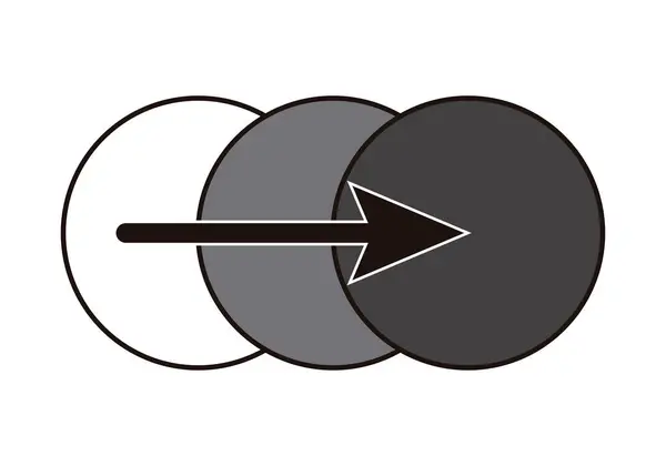 Schwarzes Symbol Für Transparenz Oder Opazitätsanpassung — Stockvektor