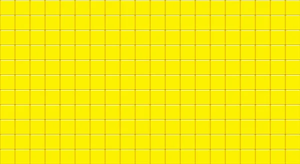 Symetryczne Płytki Żółtej Siatki Tła — Zdjęcie stockowe