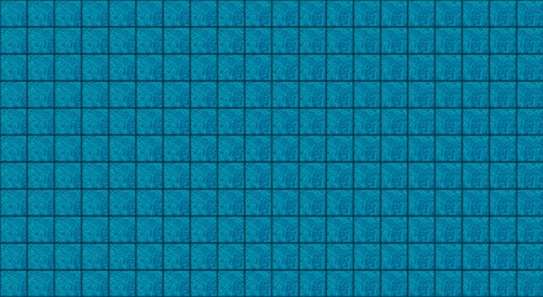 Symmetrical Tiled Blue Grid Background — Stock Photo, Image