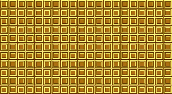 Symmetrical Tiled Golden Grid Background — Stock Photo, Image