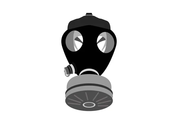 Máscara Proteção Armas Químicas Biológicas Guerra Química Biológica Máscara Gás — Vetor de Stock