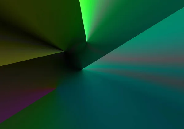 Linearer Abstrakter Hintergrund Grüntönen — Stockfoto