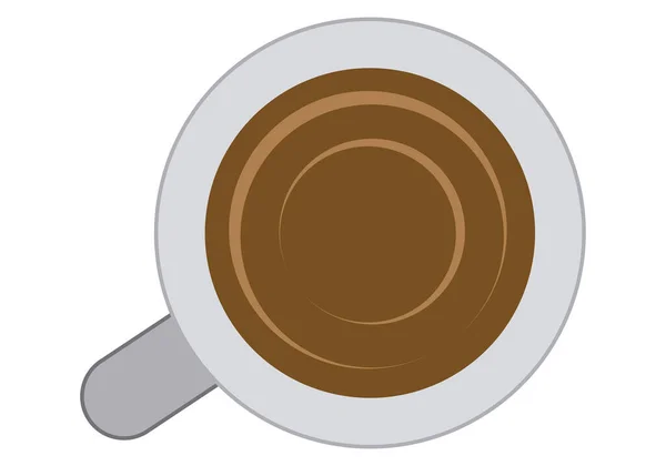 Tasses Café Chocolat Chaud — Image vectorielle