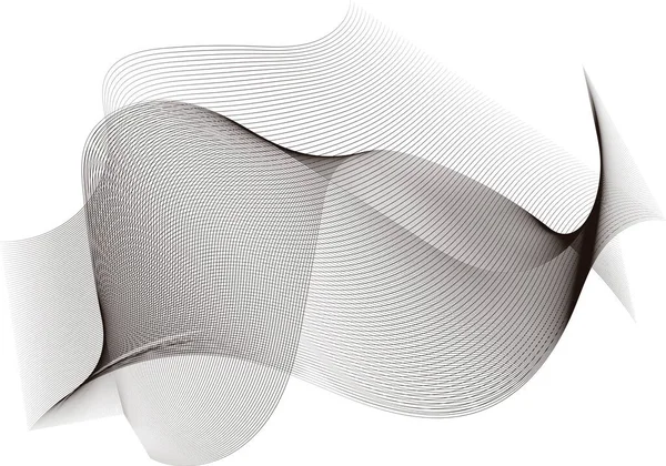 Siyah ve beyaz kıvrımlı ve dalgalı çizgiler arka plan.