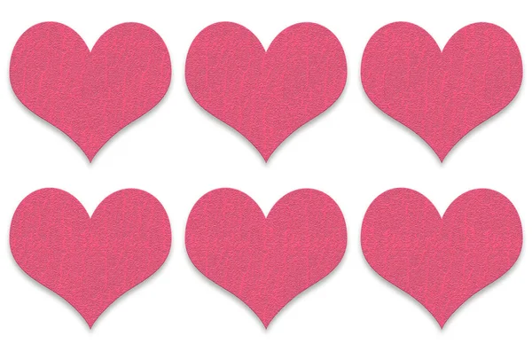Любовь Розовое Красное Сердце — стоковое фото