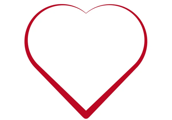 Love Rose Red Heart Background — стоковый вектор