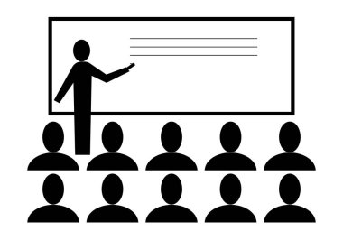 Sınıf simgesi, sınıf, eğitim merkezi, öğretmen, eğitim, öğretim, üniversite, kurs, yüz yüze ders