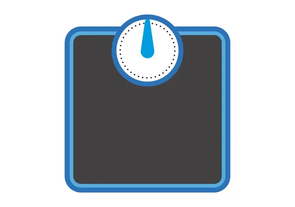 Scale Icon Weighing White Background — Image vectorielle