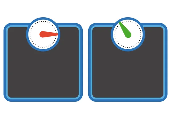 Scale Icon Weighing White Background — Vector de stock