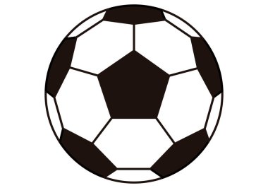 beyaz arkaplanda futbol topu