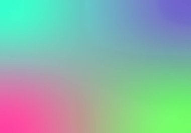 Mavi, yeşil, kırmızı, sarı ve pembe renklerle kademeli arkaplan.