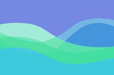 Mor ve mavi dalgalar halinde katmanlı arkaplan.