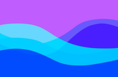 Mavi ve pembe dalgalarla katmanlanmış arkaplan.