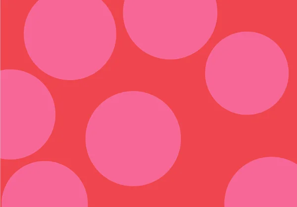 Pink Circles Background Dark Pink Background — Photo