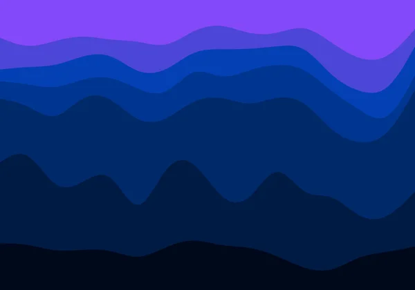Purple Overlapping Wavy Layers Background — Zdjęcie stockowe