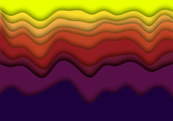 Background Purple Brown Yellow Overlapping Wavy Layers — Stock Fotó
