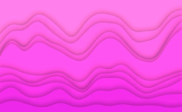Pink Overlapping Wavy Layers Background — Zdjęcie stockowe