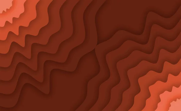 Sfondo Strati Arancioni Sovrapposti Una Forma Curva — Foto Stock