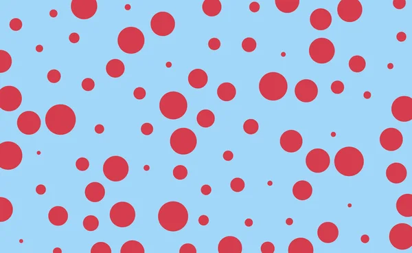 Blue Background Red Spots — Stock Photo, Image